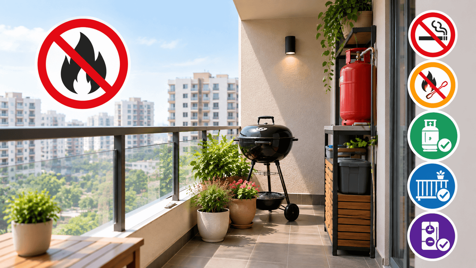 Read more about the article Tips For Avoiding fire accidents in apartment balcony?
