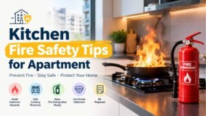 Read more about the article Kitchen Fire Safety Tips In Apartment | You Must Follow